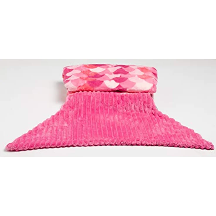 Kinderdecke Meerjungfrau Decke für Mädchen und Frauen aus weichem Fleece, Kanguru – Bild 6