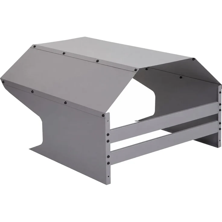 Mendler 'HWC-L43' Mähroboter Garage, Metall, 40 x 59 x 69 cm, Grau – Bild 4