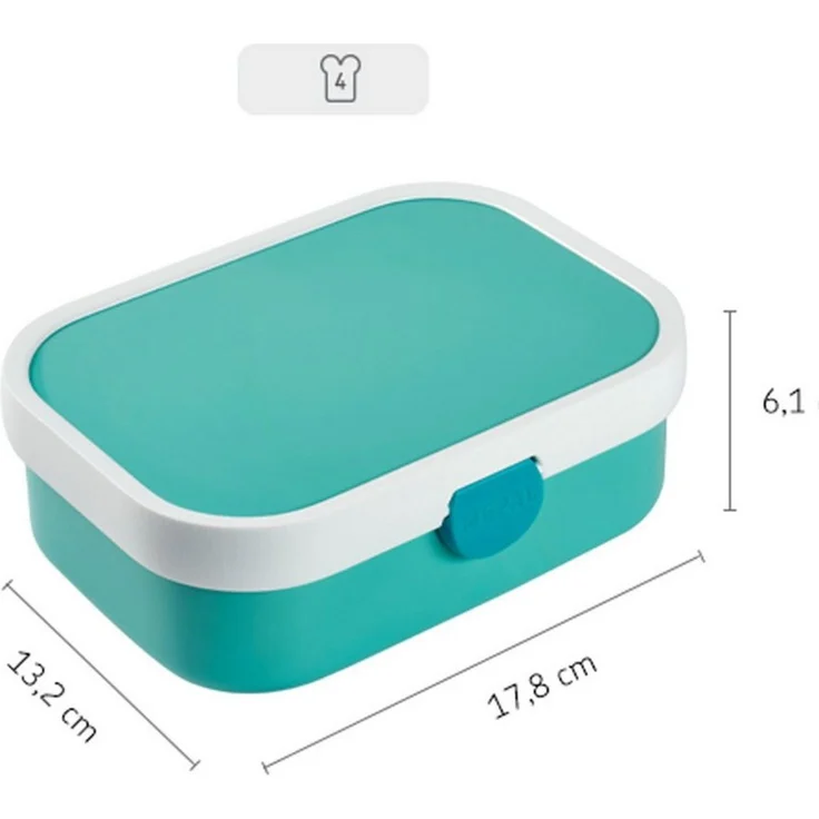 Mepal Lunchbox Mepal Campus 750 ml Lunchbox Regenboog - Hellrosa – Bild 3