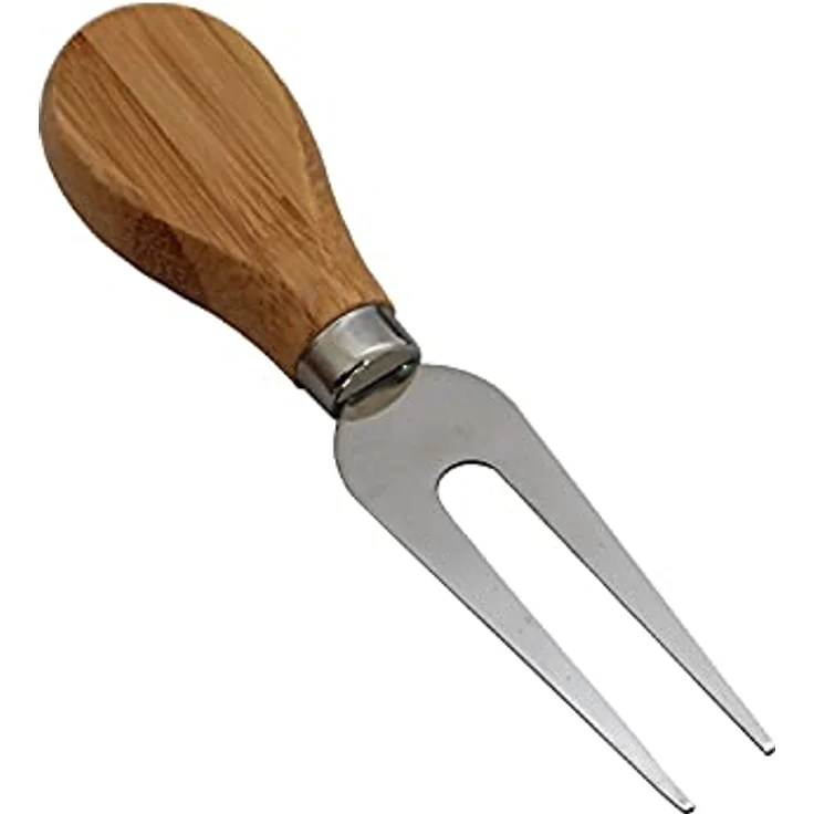 Schneidebrett Excellent Houseware aus Holz zum Servieren mit Messer für Käse 38x18 cm – Bild 9