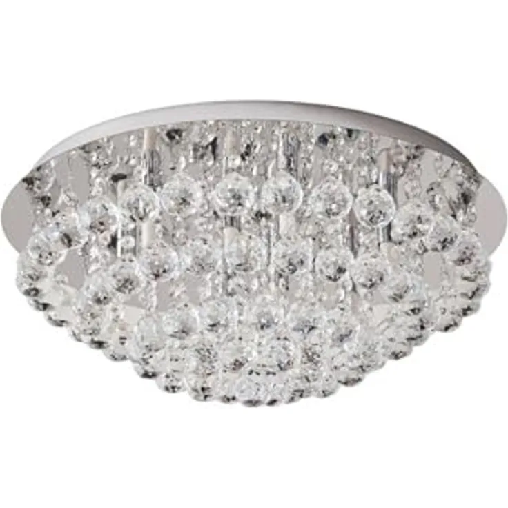 Lindby Deckenleuchten Antonino, Chrom IP20, 8 x 40 W LED