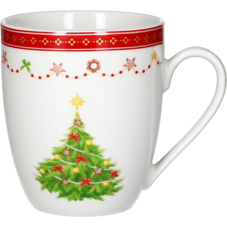 Weihnachtstraum 12tlg Frühstücksset Porzellan 6 Pers. Weihnachten – Bild 3