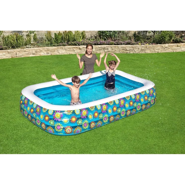 Family Pool Happy Flora 305 x 183 x 56 cm, eckig – Bild 3
