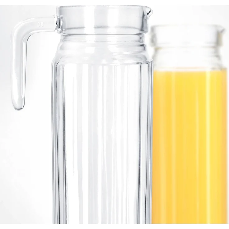 KADAX Krug 1,1 l + 6 Gläser 360 ml für Wassersaft – Bild 8