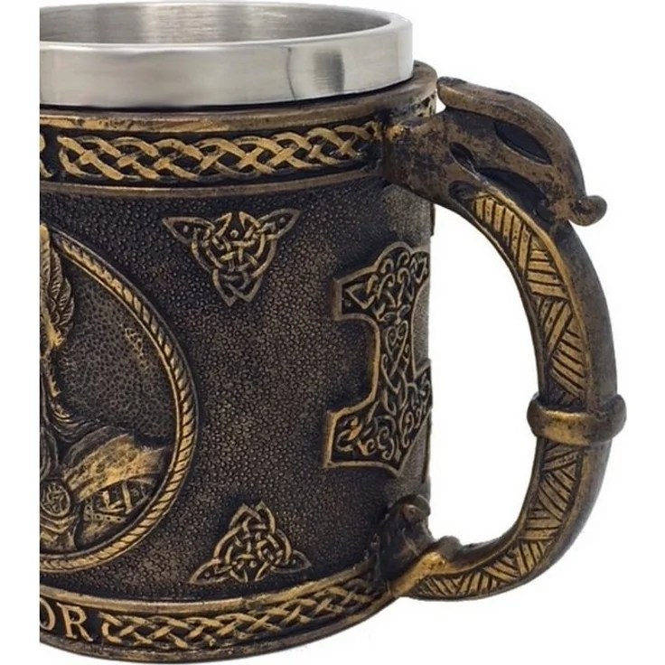 MystiCalls Bierkrug Trinkgefäß - Krug Thor - Kelch – Bild 3