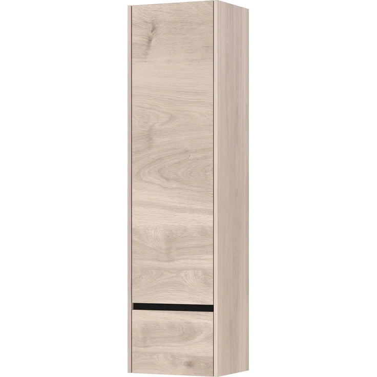 Germania Hängeschrank 1268-627 GW-Cantoria, in Eiche/Schwarz, mit einer Tür, 36 x 135 x 29 cm (BxHxT) – Bild 3