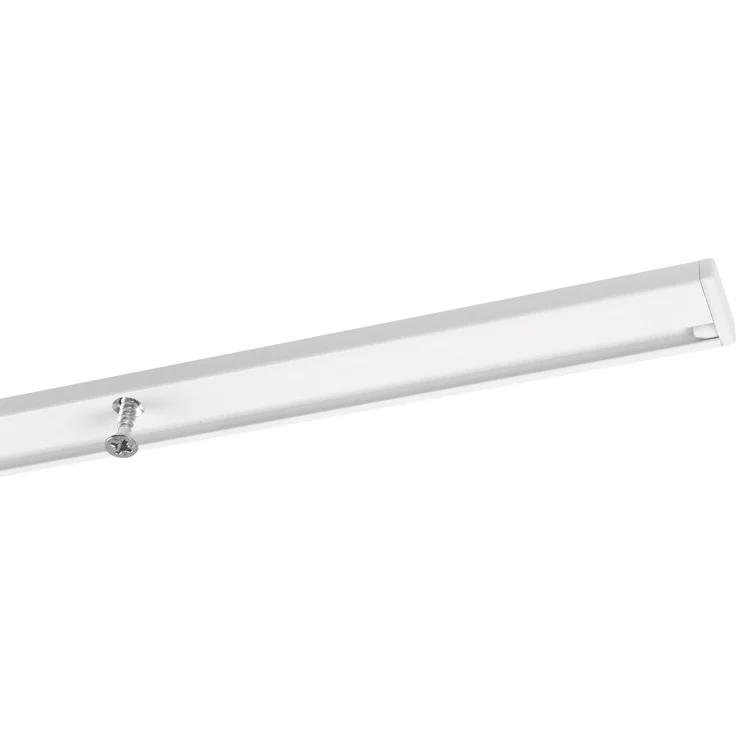 Deco-Raum® Gardinenschiene Minimal | Länge: 430cm | Material: Aluminium | Farbe: Weiß – Bild 7