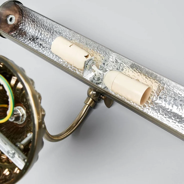 Lindby Bilderleuchte Joely, Metall, Bronze IP20, 2 x 40 W – Bild 6