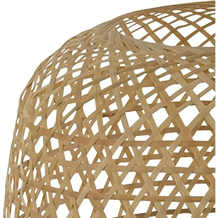 LED Stehleuchte, Bambus-Geflecht, natur, H 55 cm – Bild 5