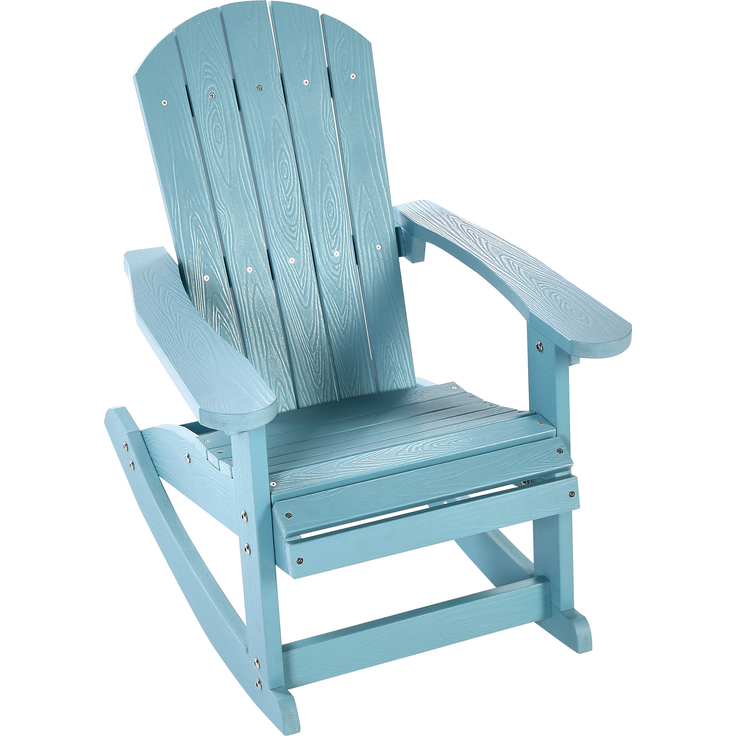 Garten Schaukelstuhl für Kinder ADIRONDACK Hellblau – Bild 6
