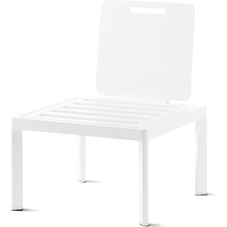 Sieger Lugo Lounge Basis - inkl. 1x Rücken- / Seitenelement + 1x Verbindungselement Einzelteil des Loungesets Lugo, Aluminium Weiß, 60 x 36 x 60 – Bild 2