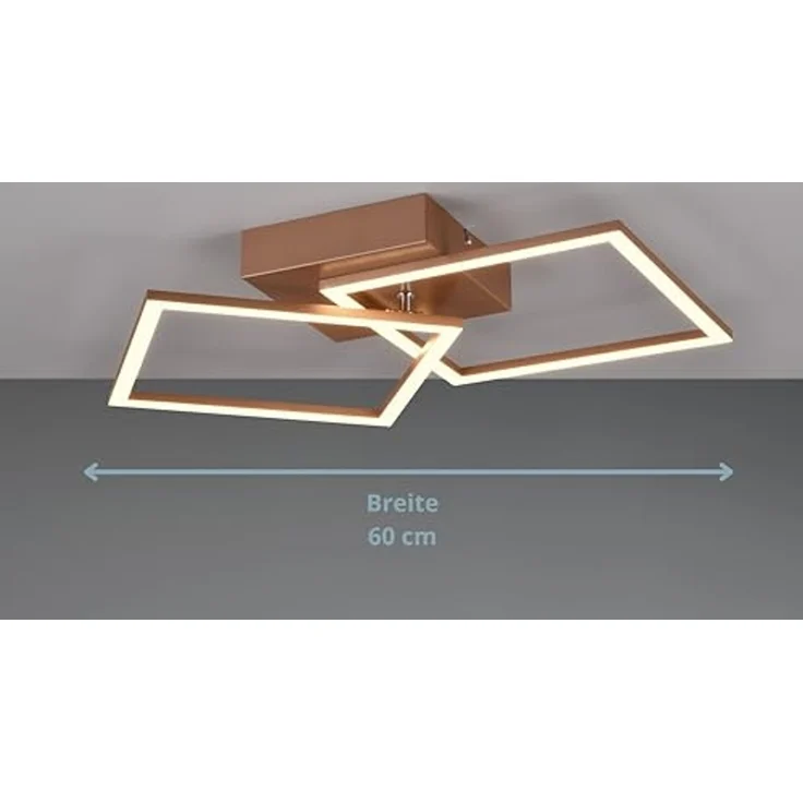 lightling LED Deckenleuchte Travis, LED fest integriert, Neutralweiß, schwenkbar, Wand-und Deckenmontage, IP20, 3000K – Bild 5