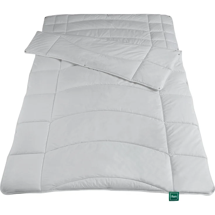 Alea by fan - Vierjahreszeiten-Steppbett mit Hohlfaser Dacron® Aktivkohle-Füllung, 200 x 200 cm