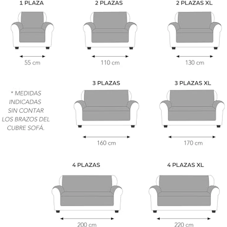 Martina Home Milano Bezug für 1-Sitzer/Relax-Polstersofa – Grau/Blau – Bild 5