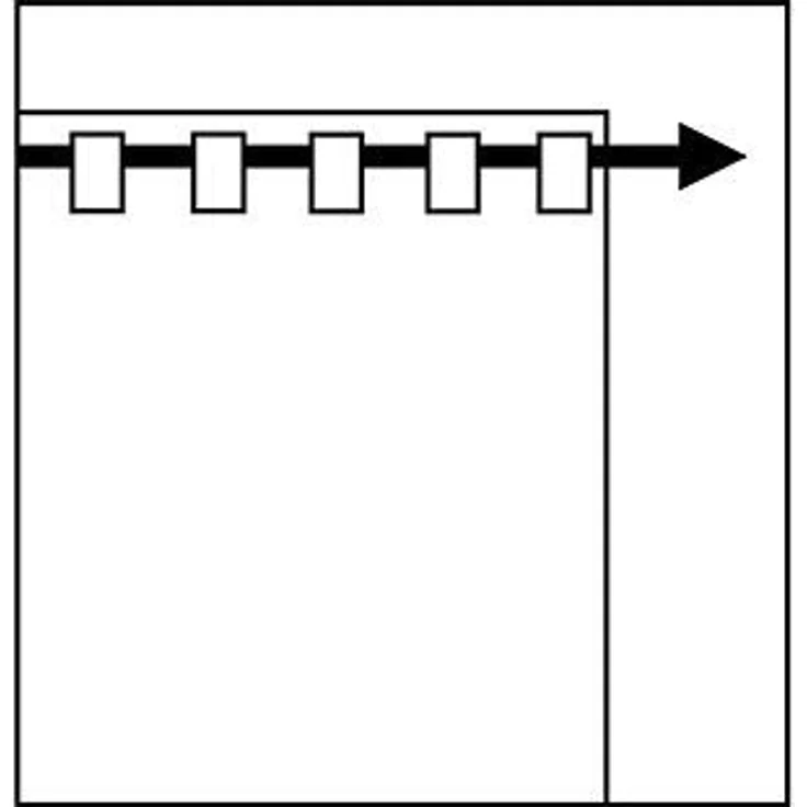 SCHÖNER WOHNEN-Kollektion Vorhang Soho (1 St), verdeckte Schlaufen, transparent, HxB: 250x130 – Bild 2