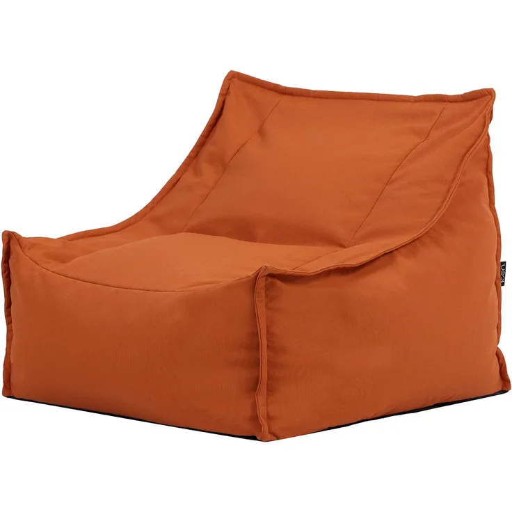 Icon Alto Sitzsack Sessel für Erwachsene, Orange, Olefin Stoff für Drinnen und Draußen, Riesen Sitzsack mit Füllung, Bequemer Sessel, Garten, Terrasse, Lounge