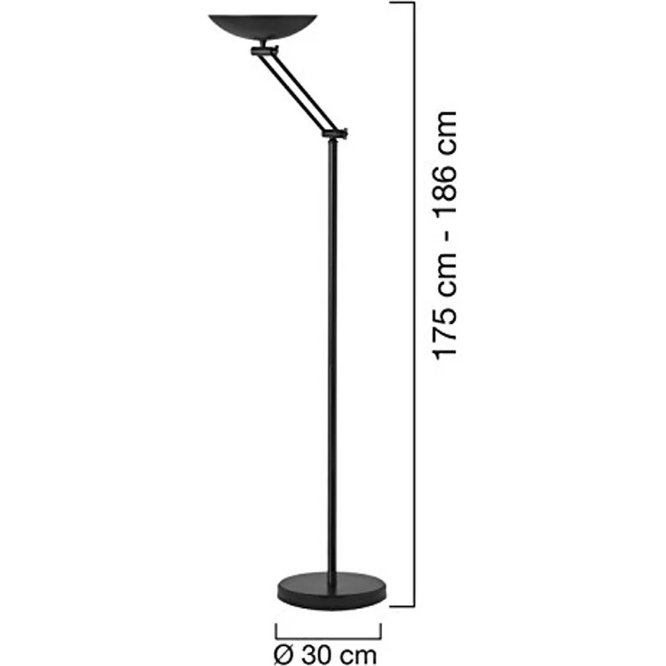 Unilux Deckenfluter Dely Articule 2.0 400153698 LED schwarz – Bild 2