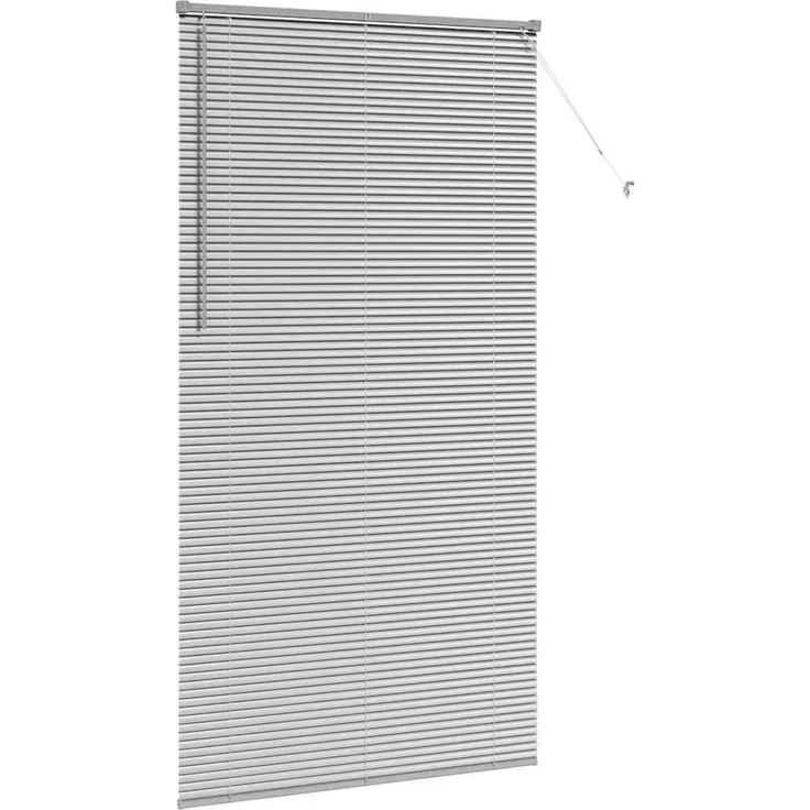 vidaXL Venezianische Jalousie Silber 220 x 110 cm 25 mm Aluminium 42005949 – Bild 5