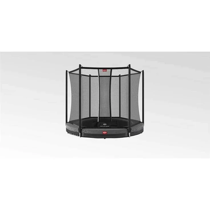 BERG Trampolin InGround rund 330 cm grau mit Sicherheitsnetz Comfort Favorit