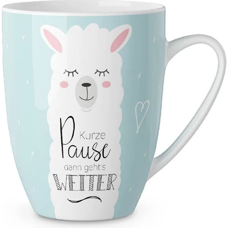 Auswahl - la vida Kaffeetasse Kaffeebecher Tee Kakao Tasse "Becher für dich" Kurze Pause