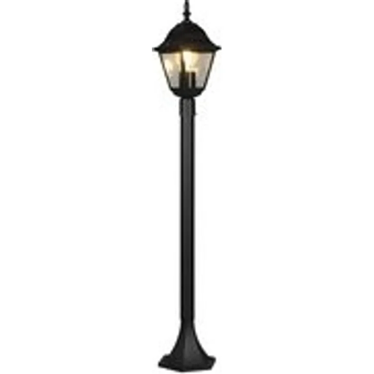 LED Wegeleuchte nostalgische Laterne, Aluminium Schwarz Höhe 100cm – Bild 5