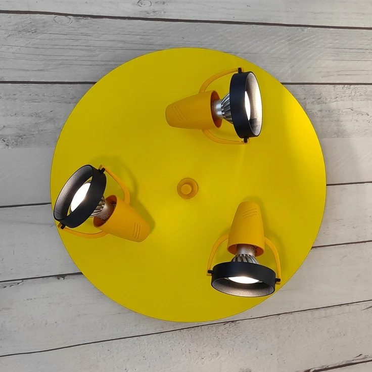 niermann Deckenstrahler Strahler, ohne Leuchtmittel, 3 verstellbare Spots – Bild 5