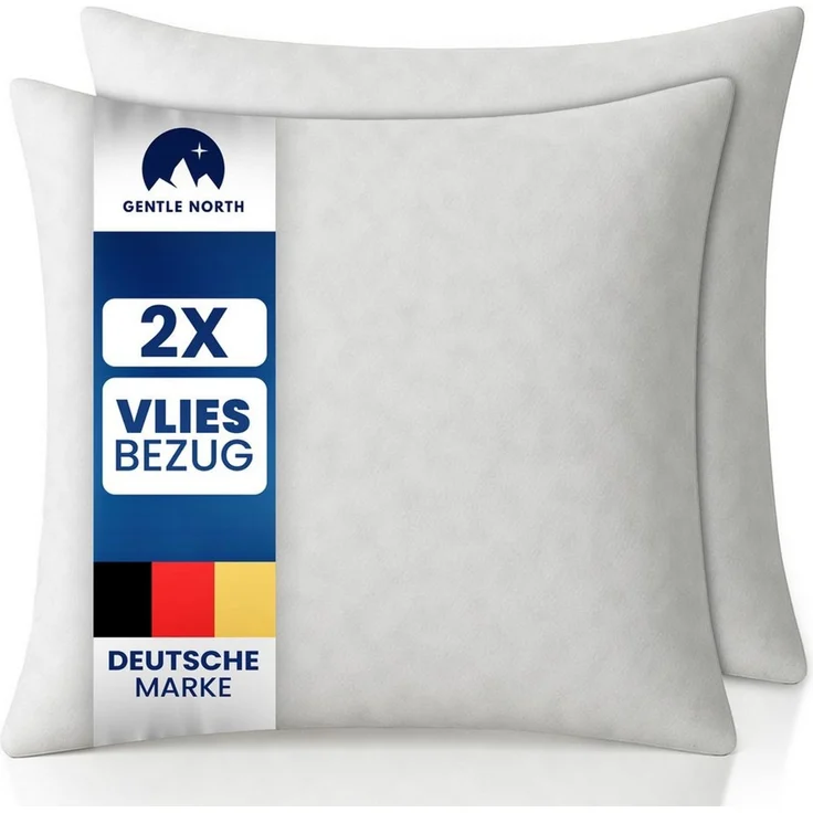 Gentle North Microfaserkissen Kopfkissen Set 2er 4er 6er – Deko- & Füllkissen – Waschbar 40°C – Bild 1