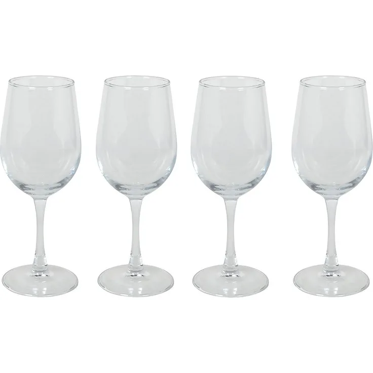 Weißweinglas-Set CLEAR LBH 6x6x20 cm weiß