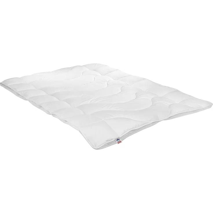 Irisette 4-Jahreszeitendecke Steppbett Lara, aus edlem Baumwolle-Feinperkal, 95 Grad waschbar, inkl. Aufbewahrungstasche, 135x200 cm, weiß – Bild 2