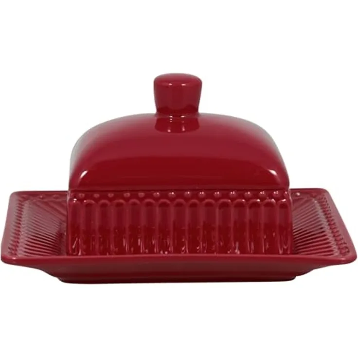 Greengate Butterdose Alice claret red small