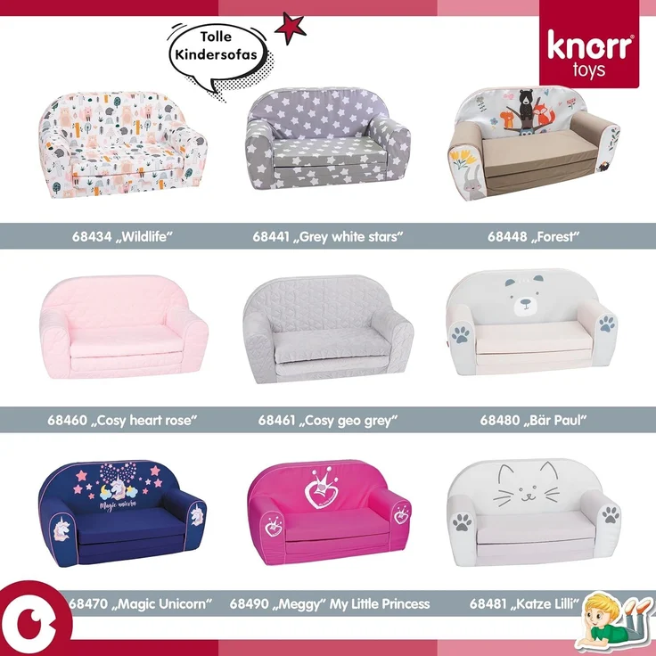 Knorrtoys® Sofa Magic Unicorn, für Kinder, Made in Europe – Bild 4