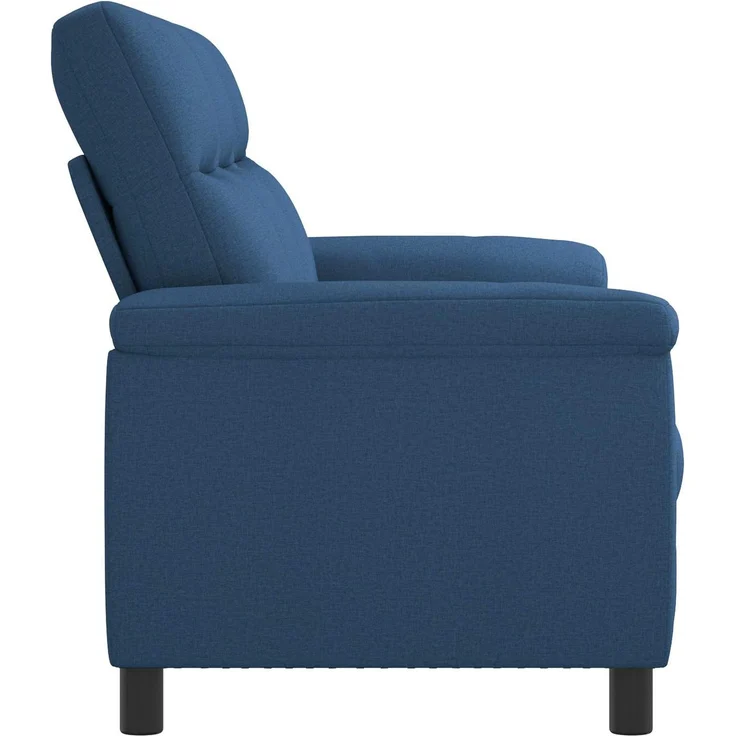 vidaXL Sofa Blau 214 x 90 x 95 cm Stoff 42040972 – Bild 4