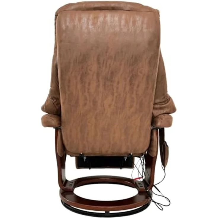 abc HOME Sessel braun, Fernbedienung, elektrisch, Massage, Liegefunktion – Bild 7