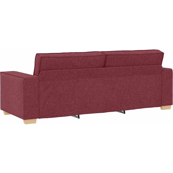 vidaXL 3-Sitzer-Sofa Weinrot 180 cm Stoff 4104993 – Bild 5