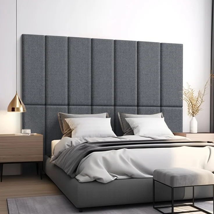 Wandkissenset Carpino 2-tlg. Textil 90x30 cm Dunkelgrau [neu. haus] – Bild 1