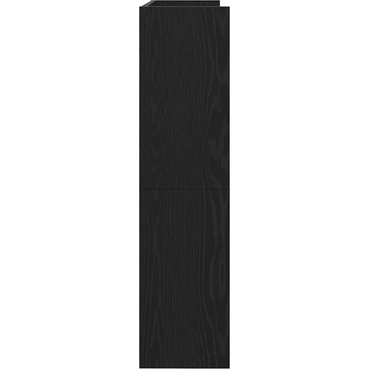 vidaXL Schuhregal Schwarz 80x25x100 cm Holzwerkstoff 859897 – Bild 4