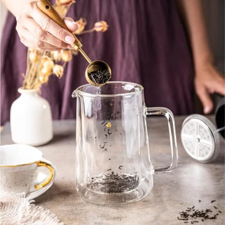 Klausberg Klausberg French Press Kaffee- und Teezubereiter 0,60l KB7724 – Bild 4