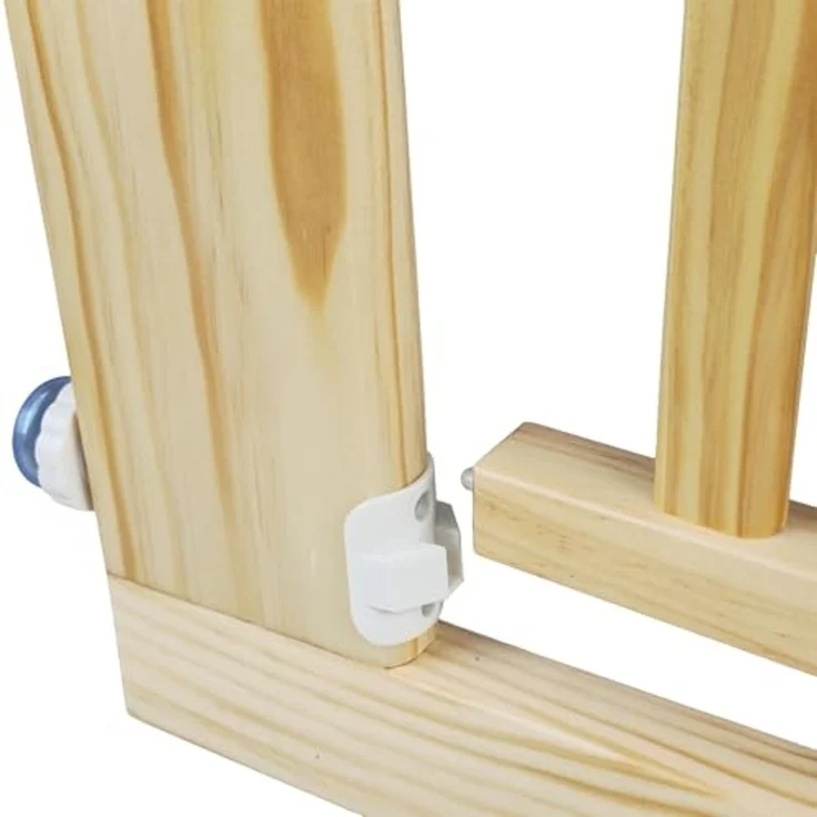 Absperrgitter Treppenschutzgitter Echtholz für 75-85cm Durchgang 77cm Hoch – Bild 6