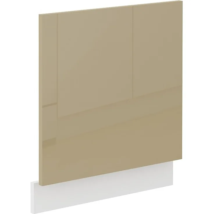 Frontblende Geschirrspüler integriert 60 cm Cappuccino Hochglanz Küche Lara