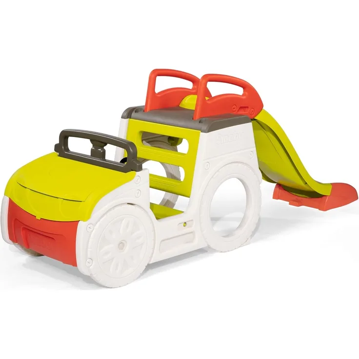 Smoby 840205 'Smoby Abenteuer-Spielauto', mit Wasseranschluss, Rutsche, ab 1,5 Jahren