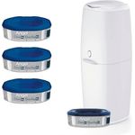 Angelcare Windeleimer Classic XL 69 cm Höhe inklusive 4 Nachfüllkassetten