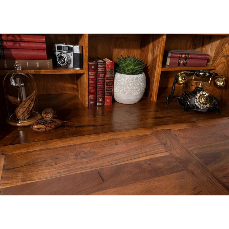 Sekretär Akazie 107x50x100 honig lackiert OXFORD #0515 – Bild 5