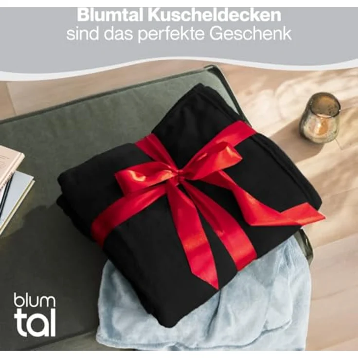 Wohndecke Kuschelige Fleecedecke, Oeko-Tex zertifizierte Decke, Blumtal – Bild 6