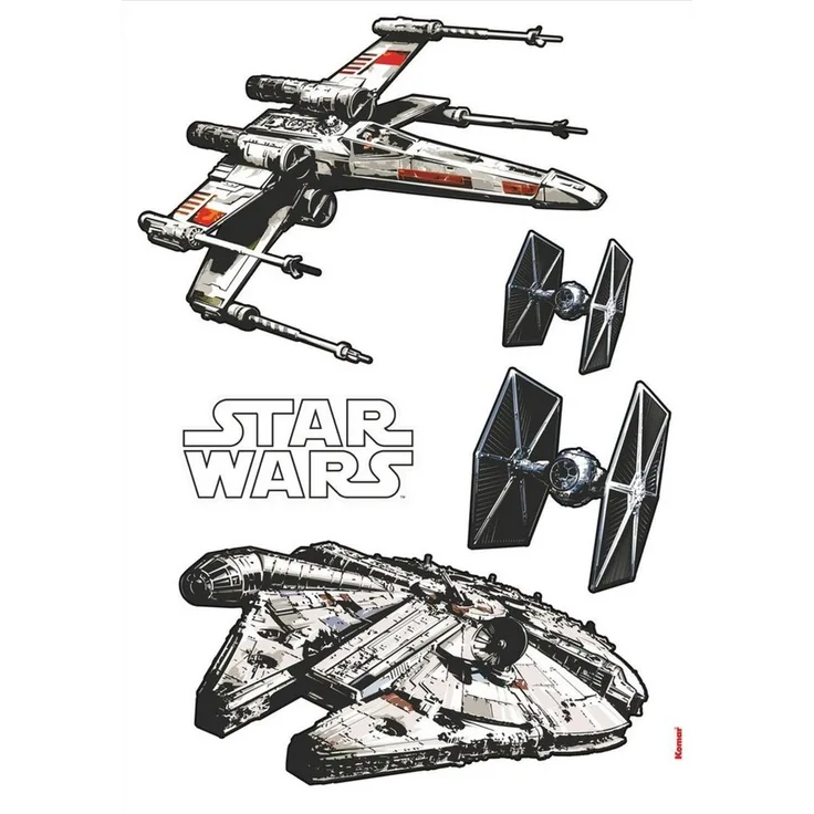 Deco-Sticker Star Wars Spaceships