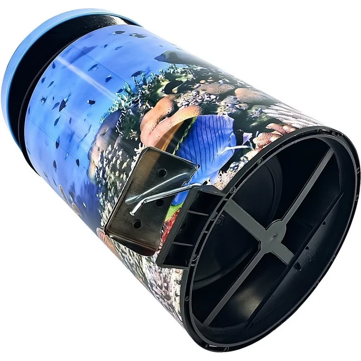 Sanilo Kosmetikeimer Ocean, 3 Liter, Bad Mülleimer mit Absenkautomatik & Innenbehälter – Bild 3