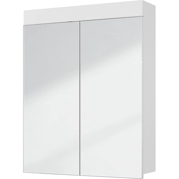 Badspiegelschrank Luna Weiß 60 x 77 cm Vicco