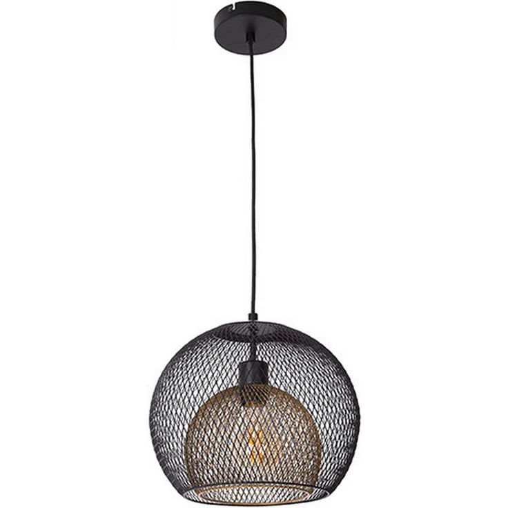 XXXL Hängeleuchte Selina, Pendelleuchte aus Metall, Schwarz, 150 cm, CE-zertifiziert