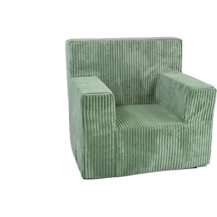 FORTISLINE Kindersessel aus Schaumstoff mit abnehmbarem Cordbezug Kinderzimmer 5 Farben, mit Relaxfunktion
