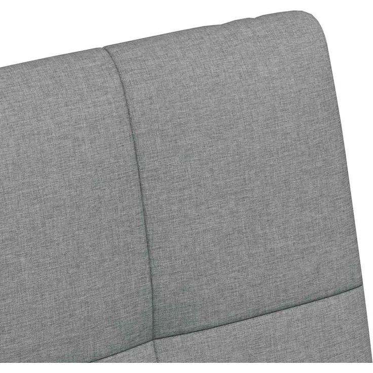 vidaXL Esszimmerstühle mit Rollen 2 pcs Hellgrau 58 x 65 x 94 cm Stoff 42017829 – Bild 7