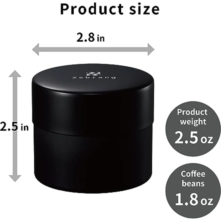 Kaffeedose Zebrang für 50g schwarz von HARIO – Bild 3